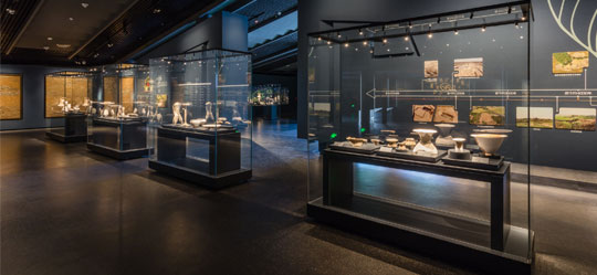 克里克博物館展柜